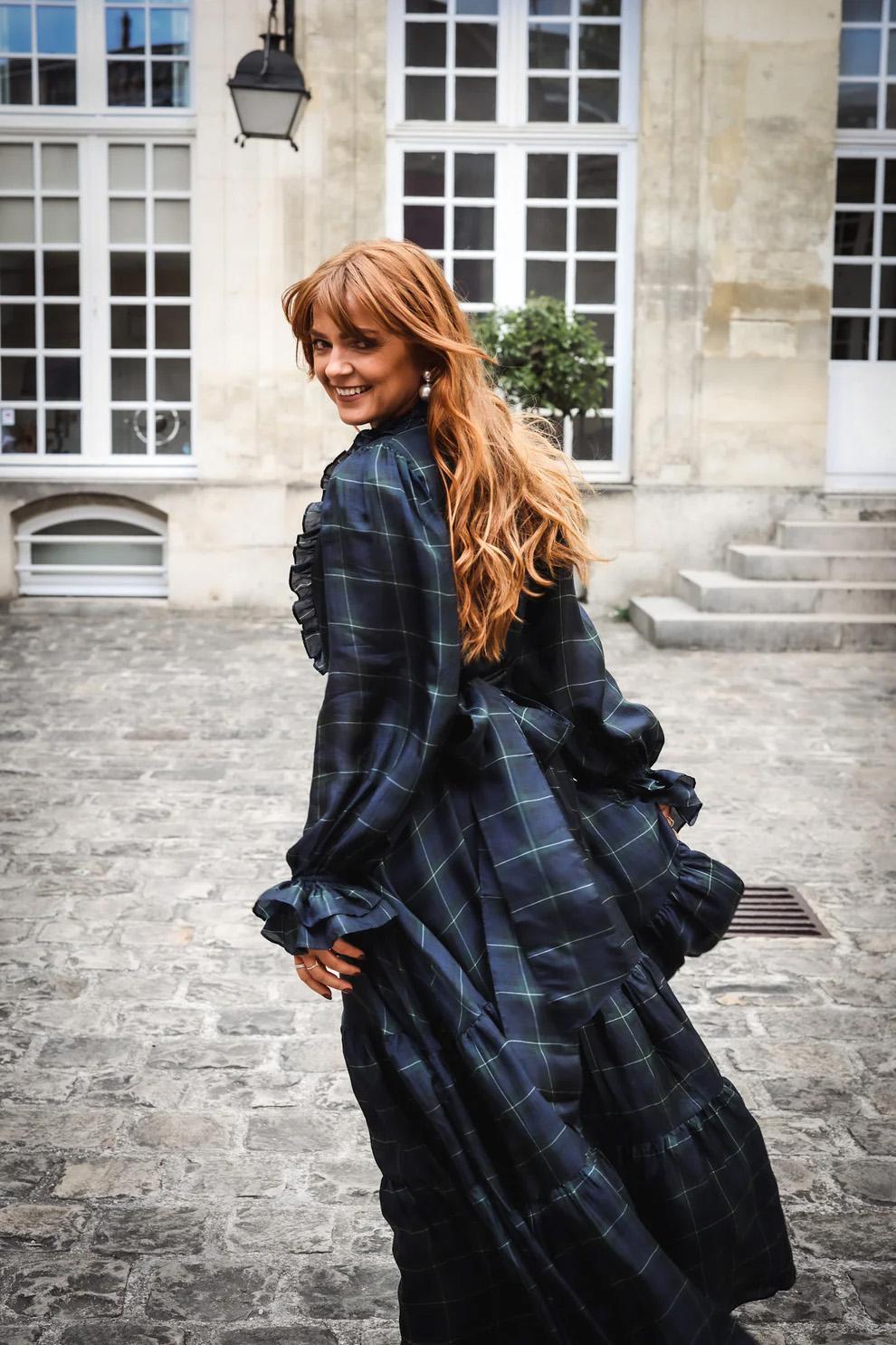 CHECK SHOWPIECE DRESS - Bilde 2