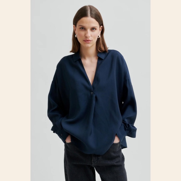 TIMELINE BLOUSE CARBON - Bilde 2