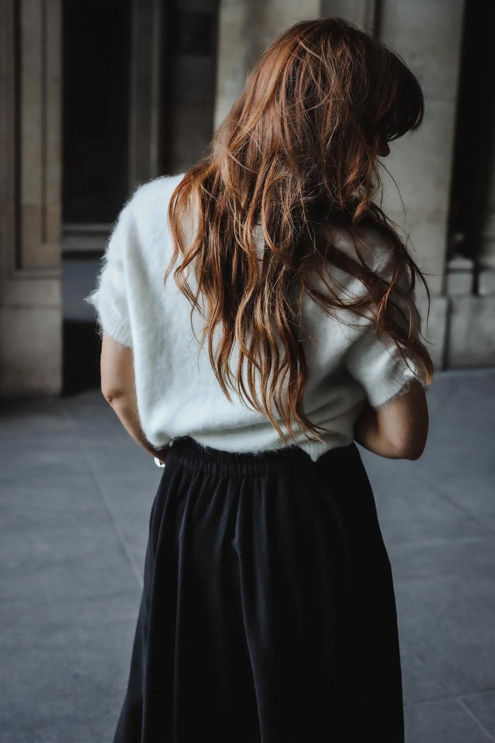 CORD SEMI SKIRT - Bilde 4