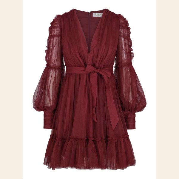 GLAURORA KJOLE BORDEAUX - Bilde 6