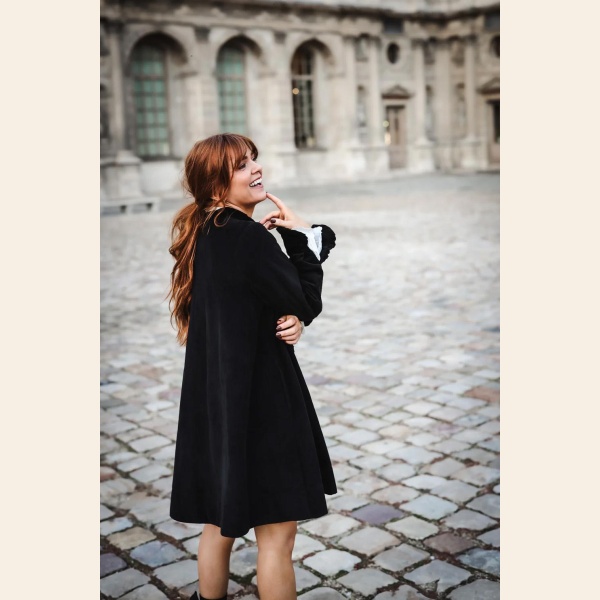CORD COAT DRESS