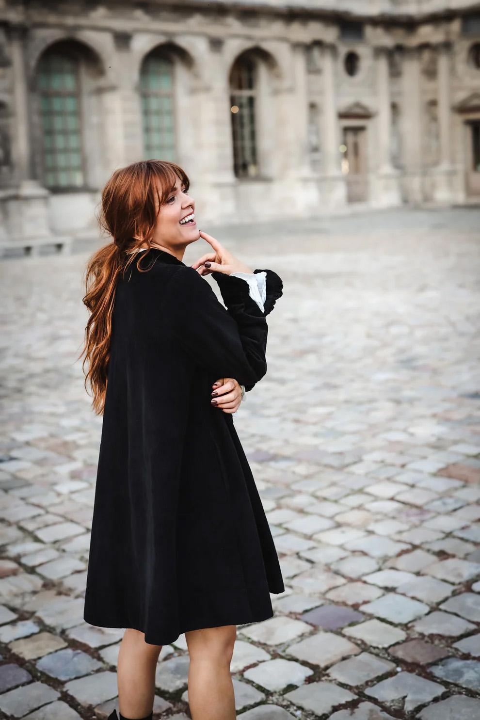 CORD COAT DRESS
