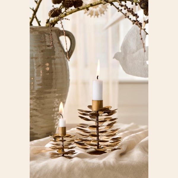 LYSESTAKE KONGLE GLORIA T/2,2 CM LYS - Bilde 2