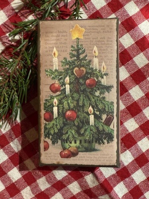 SÅPESTYKKE 200G. VANILJE JULECOLLAGE-GRAN