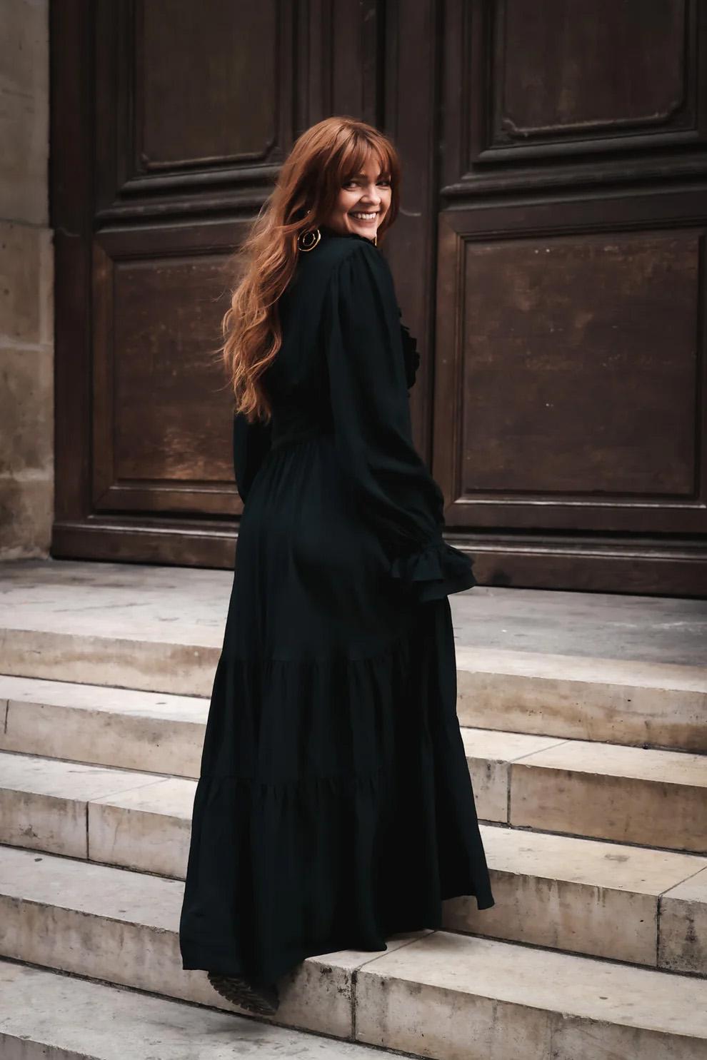 WOW FRILL LONG DRESS - Bilde 2