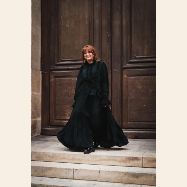 WOW FRILL LONG DRESS - Bilde 5