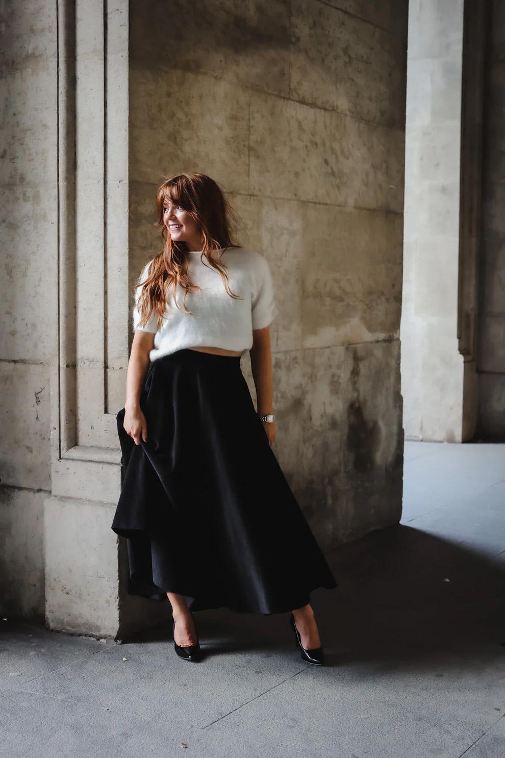CORD SEMI SKIRT - Bilde 5