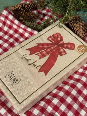 JULESERVIETTER BUFFET "GOD JUL" SLØYFE