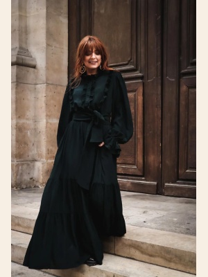 WOW FRILL LONG DRESS