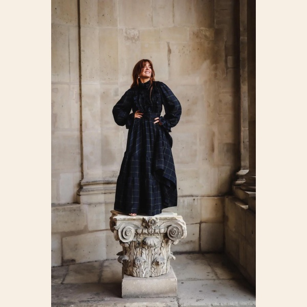CHECK SHOWPIECE DRESS - Bilde 6
