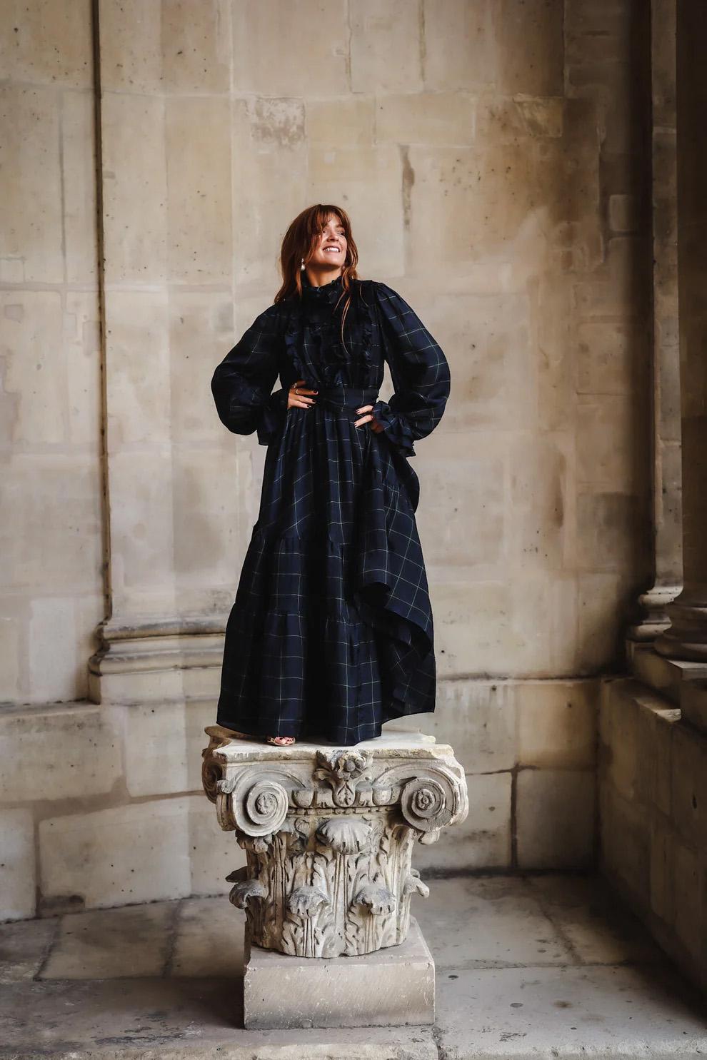 CHECK SHOWPIECE DRESS - Bilde 6