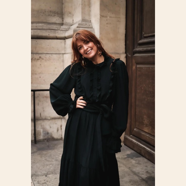 WOW FRILL LONG DRESS - Bilde 4