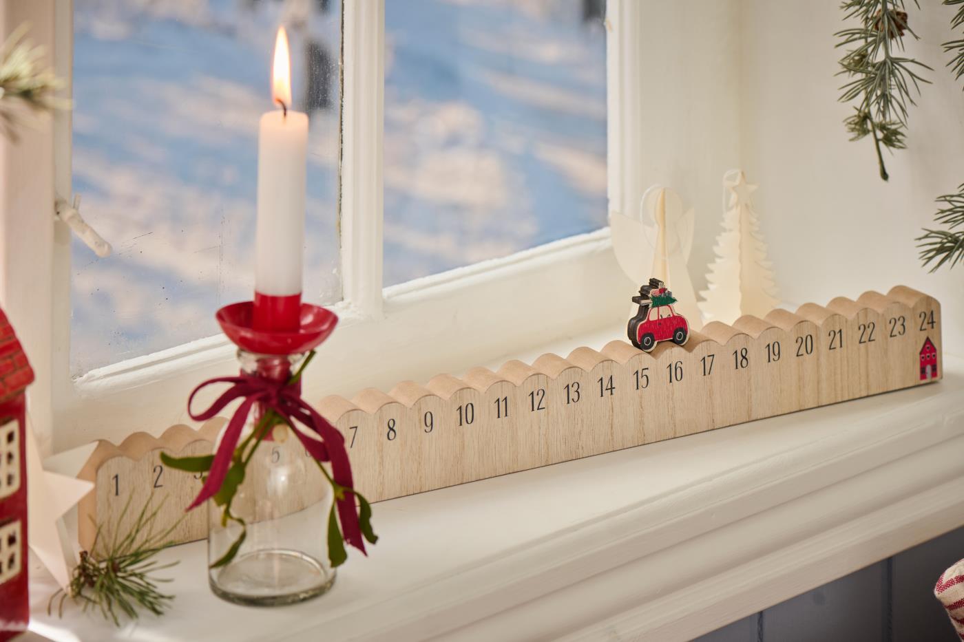 JULEKALENDER 1-24 KJØRENDE BIL - Bilde 3