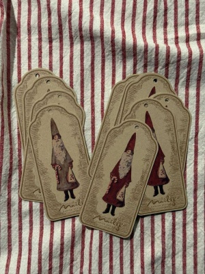 MAILEG PAKKELAPPER M/NISSE 12 STK.