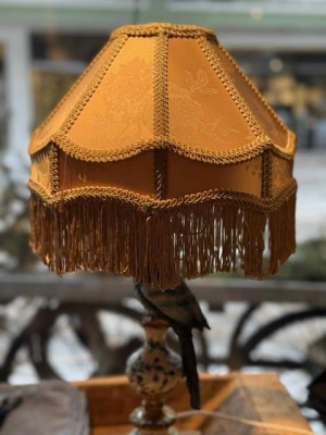 LAMPESKJERM FRYNSER GUL Ø:30CM X 18CM