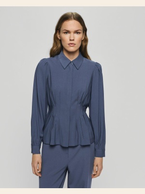 MSCHELSA ASANA SHIRT BLUE