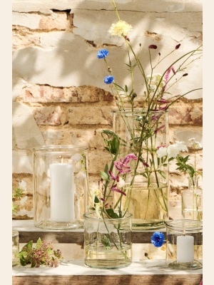 VASE HANNAH KLART CYLINDERGLASS