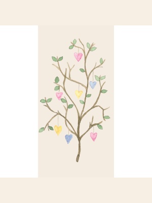 SERVIETT FORÅRSGREN 16 PK. 10X20 CM