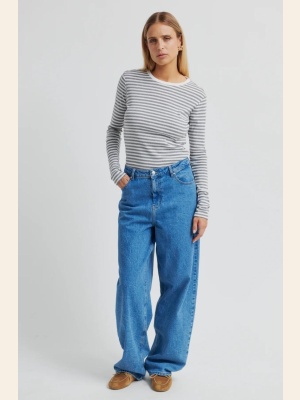 BELTON BARREL DENIM JEANS