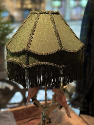 LAMPESKJERM FRYNSER GRØNN Ø:30CM X 18CM