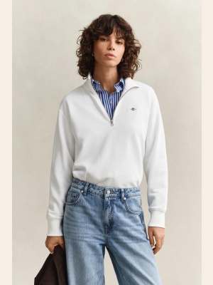 SHIELD HALF ZIP EGGSHELL