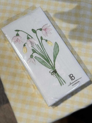 SERVIETT FORÅRSGÆKKER 16 PK. 10x20 CM