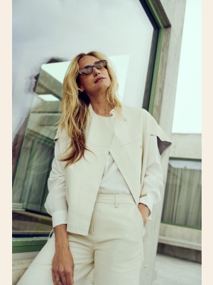 PD-LANNI LEATHER OVERSIZE JACKET