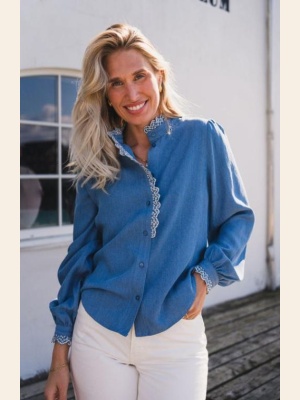 RAUS PERNILLA SHIRT MID BLUE