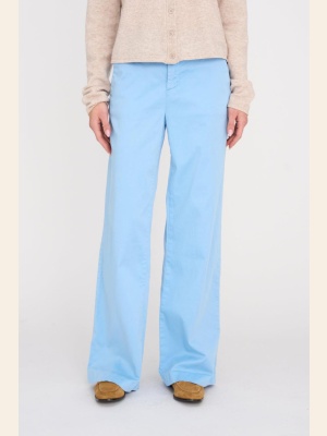PD-ANIKA FRENCH SUPPORT WIDE PANT AIR BLUE