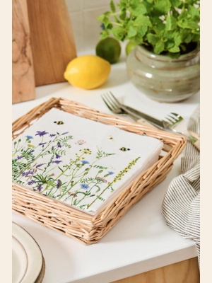 SERVIETTKURV KVADRATISK 20X20 CM