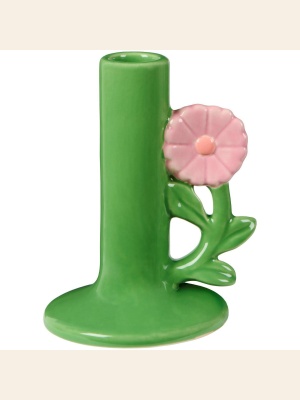 LYSESTAKE 2,2 CM LYS M/ ROSA BLOMST