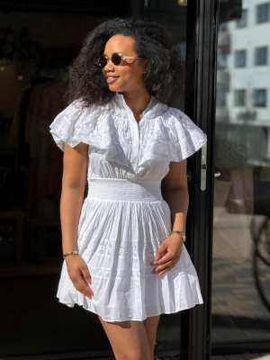 MARY MINI DRESS WHITE