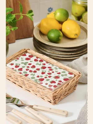 SERVIETTKURV AVLANG 10X20 CM KURV