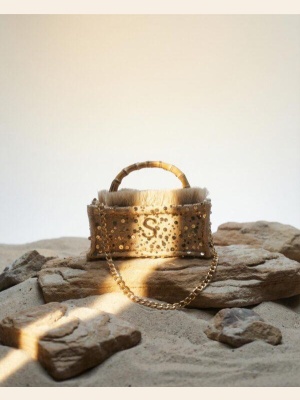 ZOUZOU MINI BAMBOO BAG BEIGE