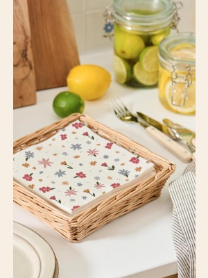 SERVIETTKURV KVADRARTISK 16,5X16,5