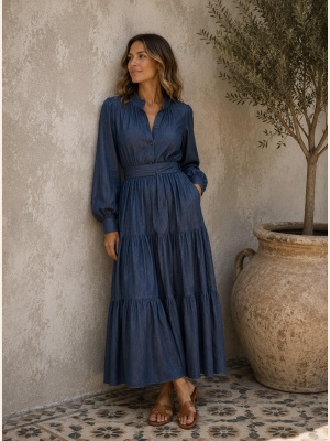 SAVANNAH DENIM DRESS