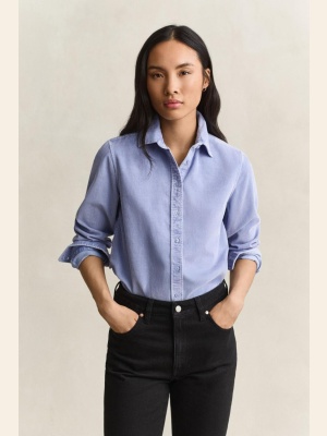 REG CORDROY SHIRT LIGHT BLUE