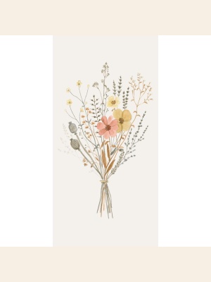 SERVIETT 10X20 CM SENSOMMERBUKETT 16 STK