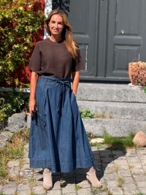 EVANA DENIM SKIRT