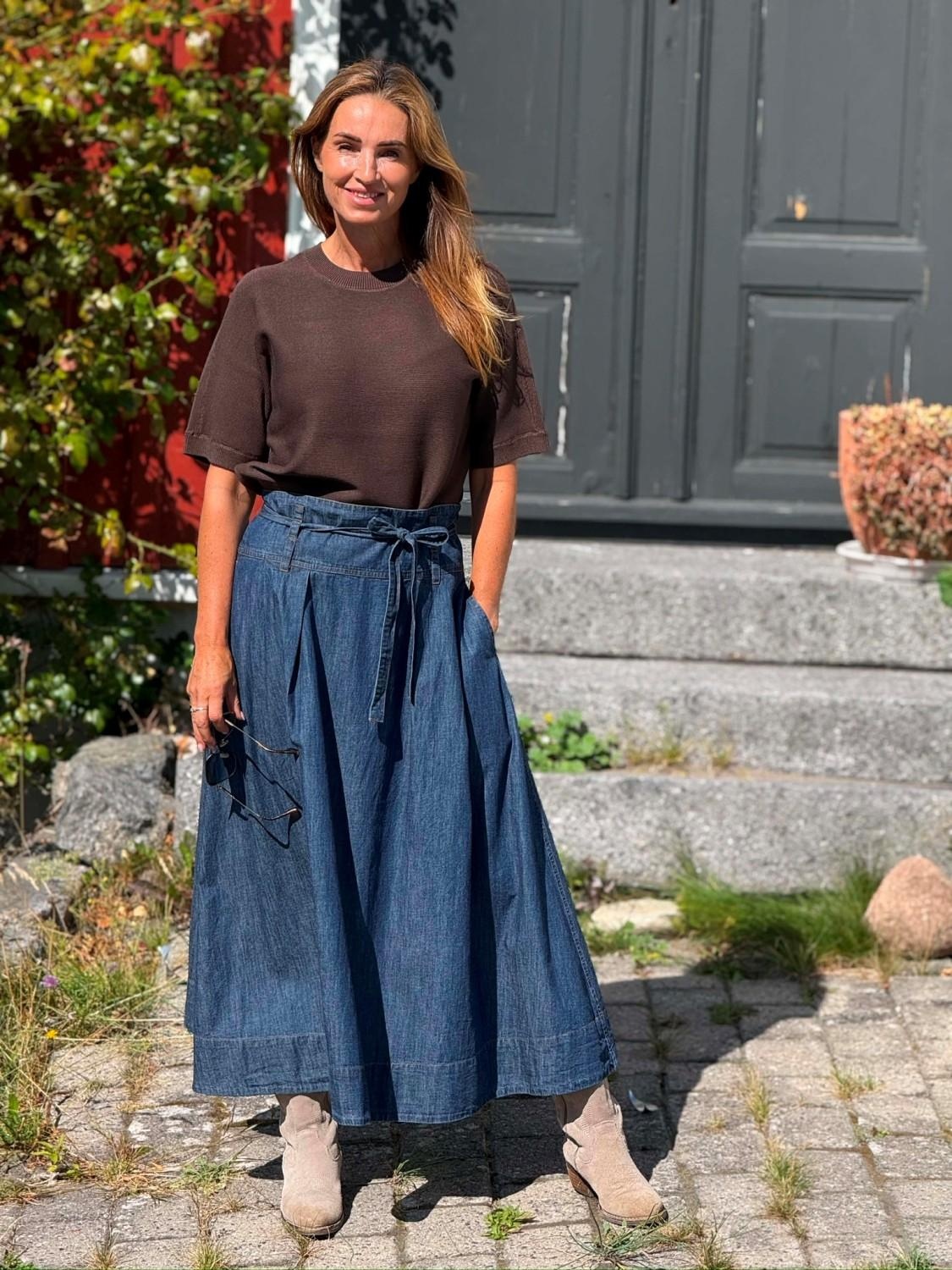 EVANA DENIM SKIRT