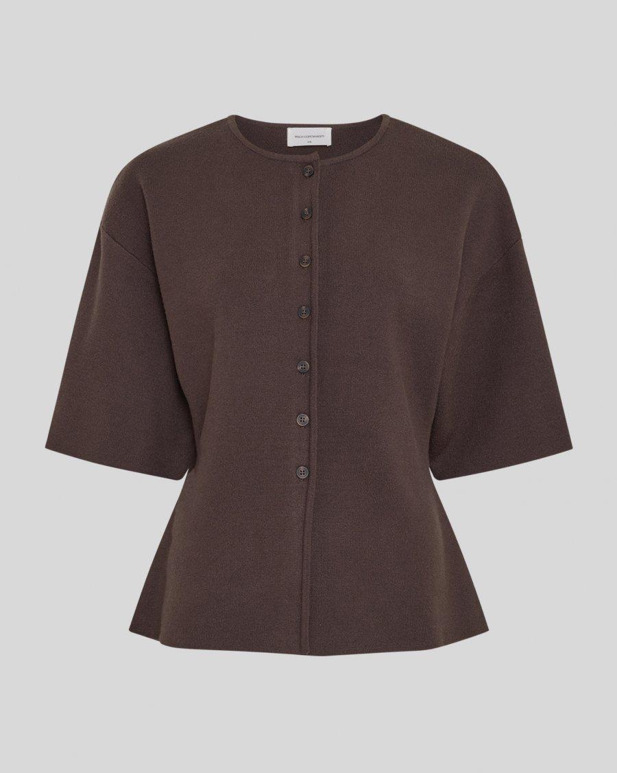 MSCHMIRIELLE EAST 2/4 CARDIGAN BROWN