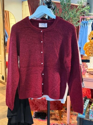 RAUSAMALIE CARDIGAN CHOCO TRUFFLE