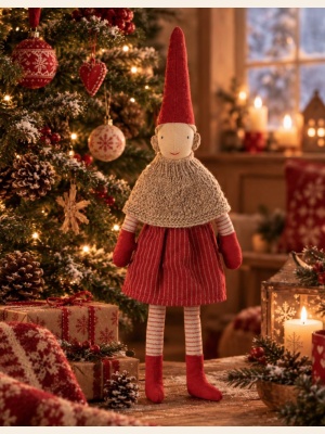 PIXY SIZE 2 GIRL KNITTED CAPE AND SKIRT