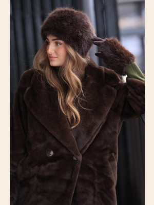 PILLBOX HAT COCOA ONESIZE NECTAR