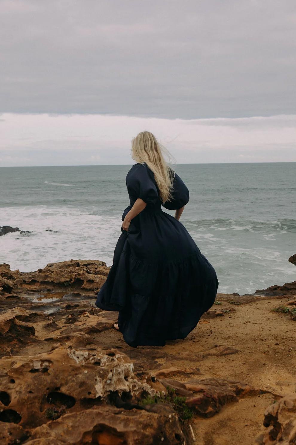 DEEP OCEAN DRESS NAVY - Bilde 8