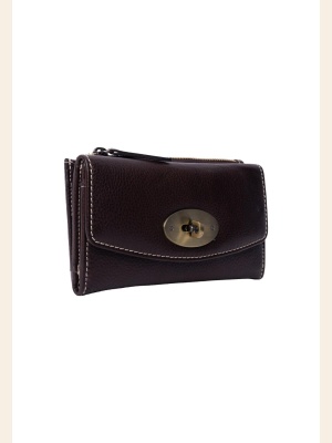 SAYA WALLET BIG DARK BROWN