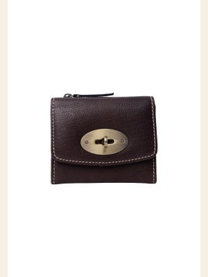 SAYA WALLET SMALL DARK BROWN