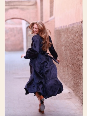 DORIS LONG DRESS MIDNIGHT